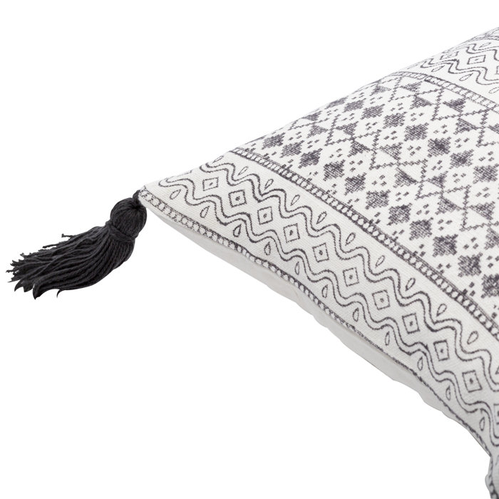 Joss & Main Zetta Tassels Cotton Throw Pillow & Reviews Wayfair